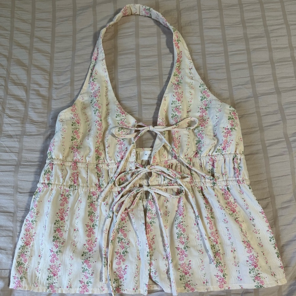 Floral Halter Top